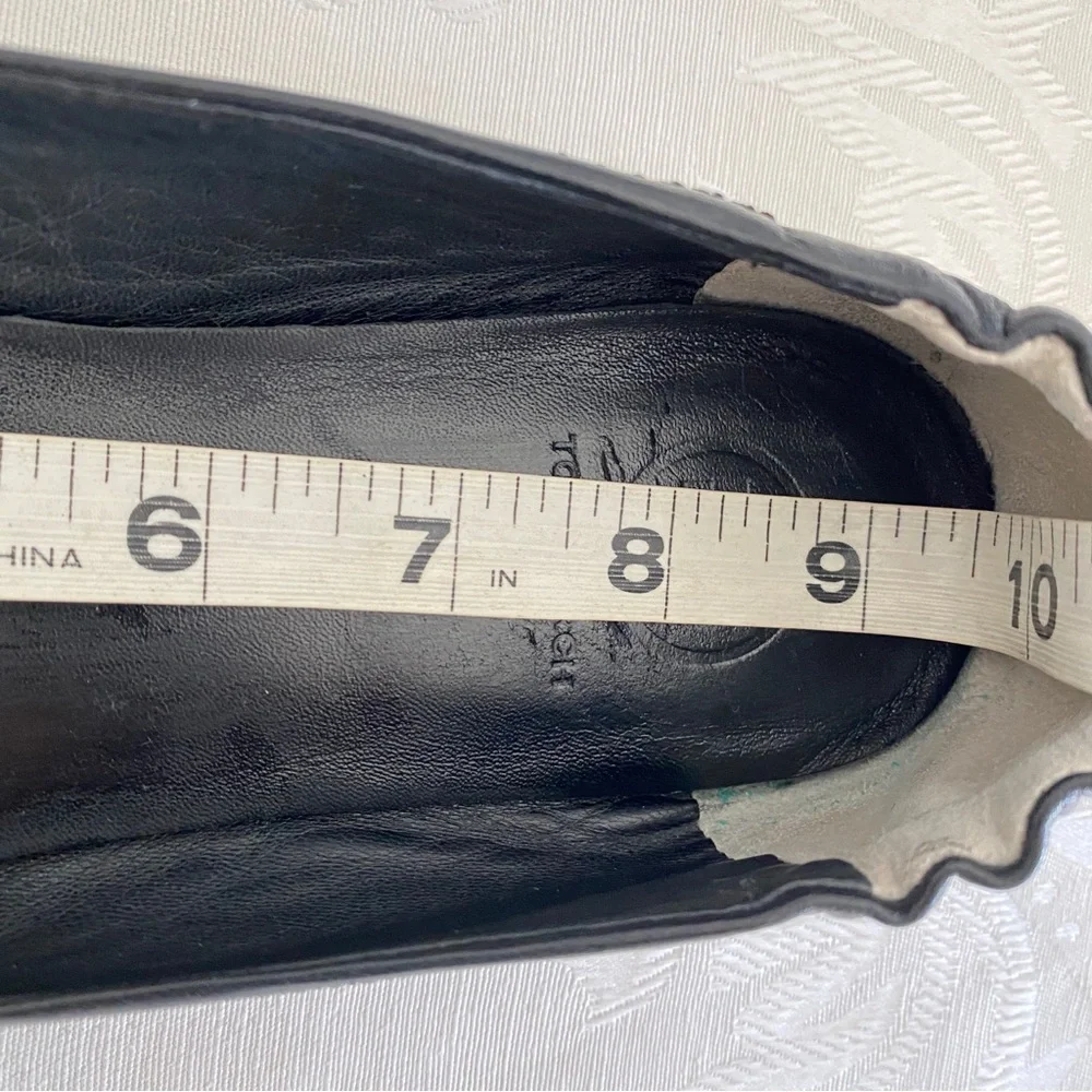 Tory Burch black leather Claire Ballet Flat